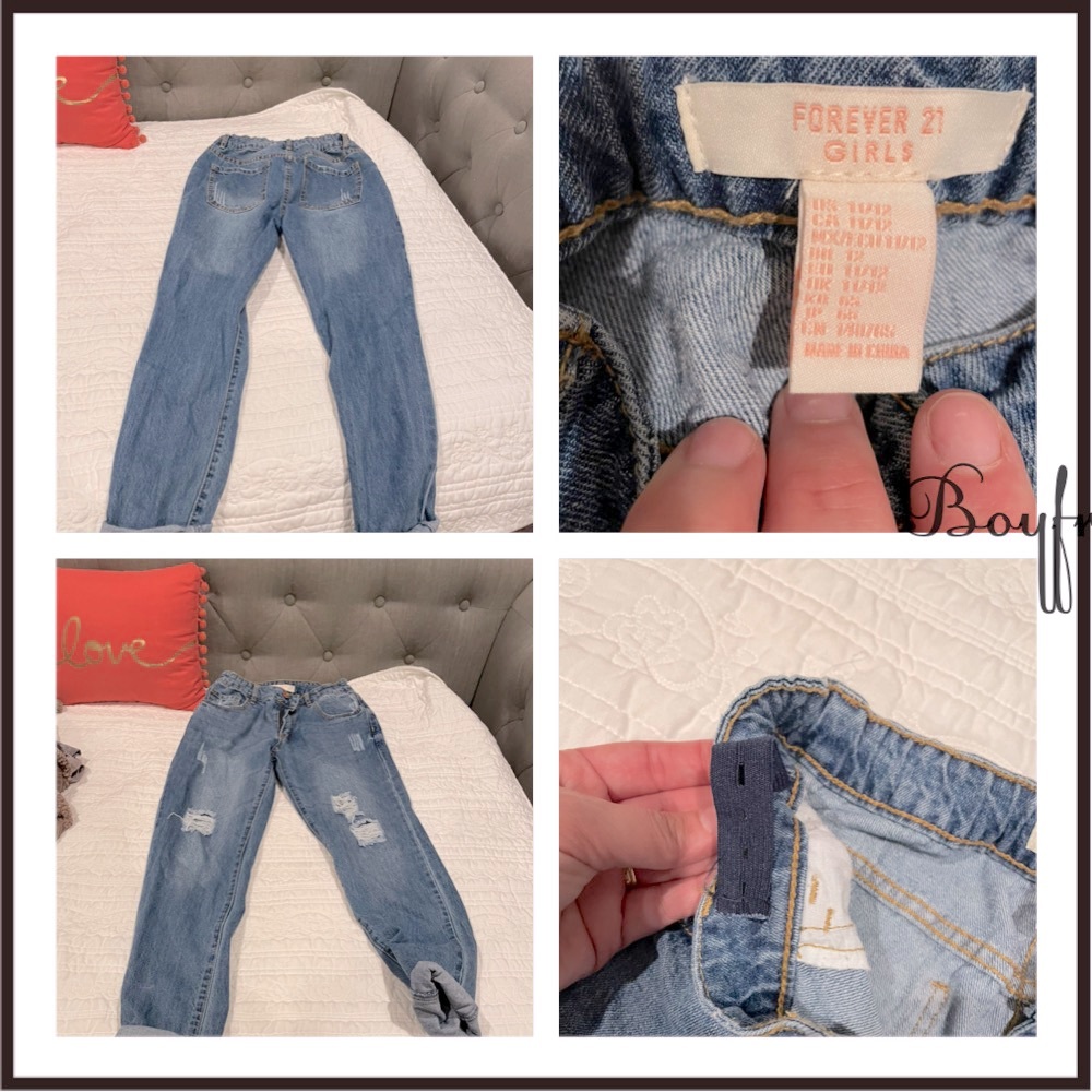 Boyfriend style/ loose fit jeans